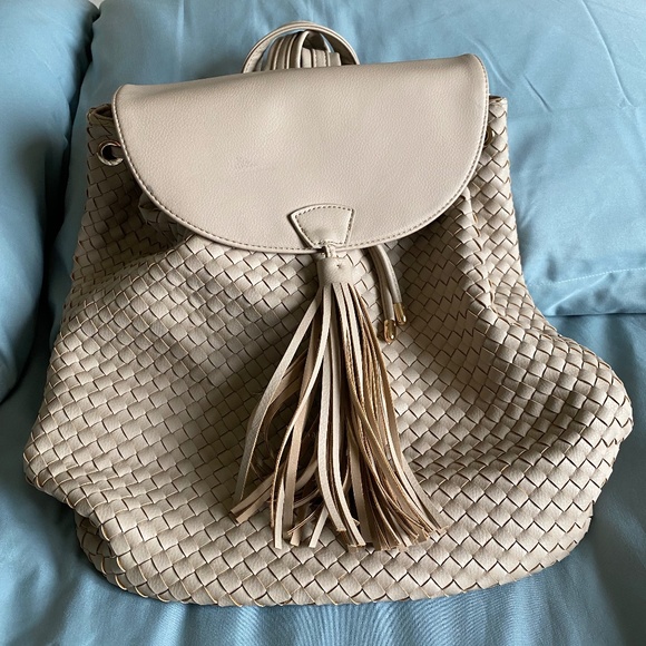 Deax Lux Handbags - Deax lux | Pleather backpack | Neutral